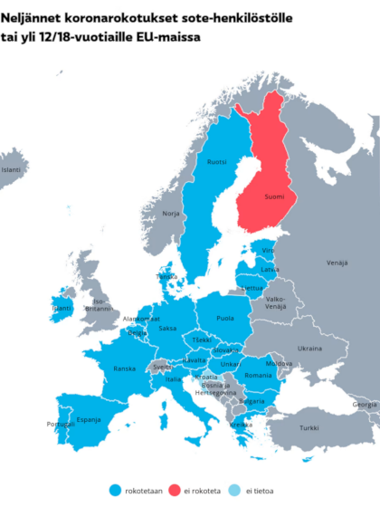 [Sote-henkilöstön neljäs rokotuskierros Euroopassa]